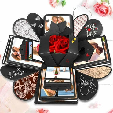 Exploding Gift Boxes (Square) - Black