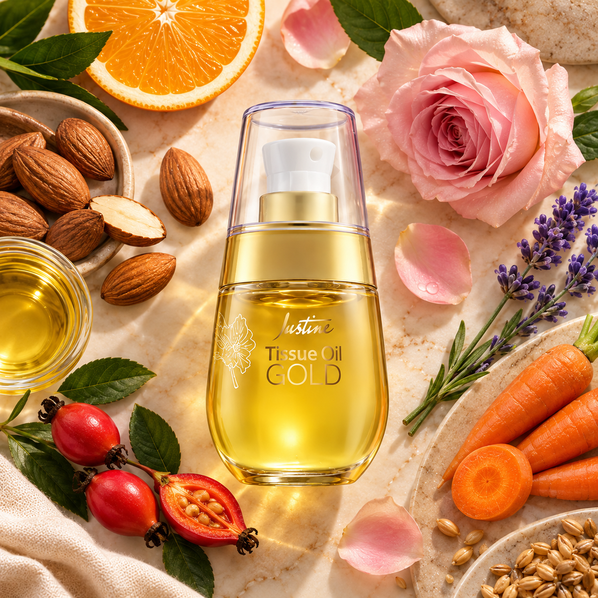 Facial Sculpting Serum (30ml) - Tissue Oil Gold Botanical