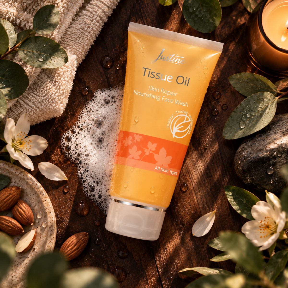 Nourishing Face Wash (150ml) - Tissue Oil Skin Repair for All Skin Types
