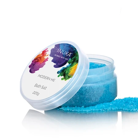 Blue Bath Salt (220g) - Modern Me Range Notes of Lotus and Sandalwood